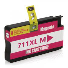 Cartucho De Tinta Hp 711xl Compativel Magenta (cz131a) 28ml