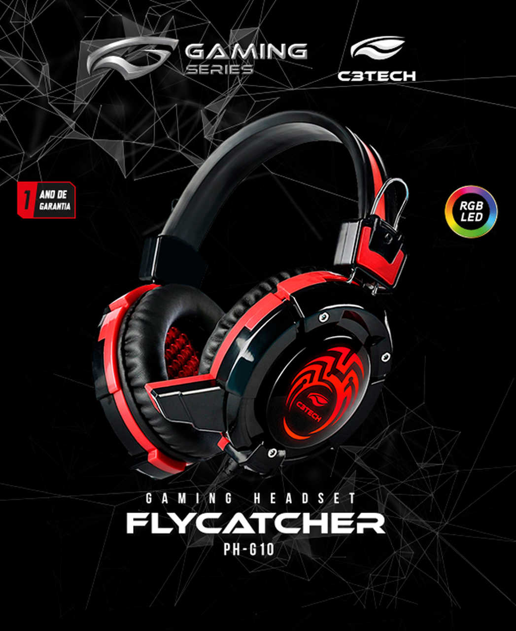 Headset Gamer 2 P2+usb Flycatcher Dual Ph-g10