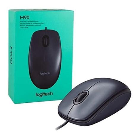 Mouse Usb Optical 1000 Dpi M90 Preto Logitech